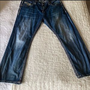 Men’s 42 waist Rock Revival Jeans